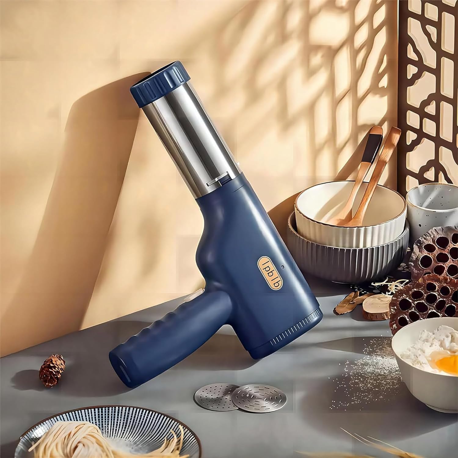 Amazon｜製麺機 電気麺プレス機 ラーメン 1mm 1.5mm 極細モンブラン